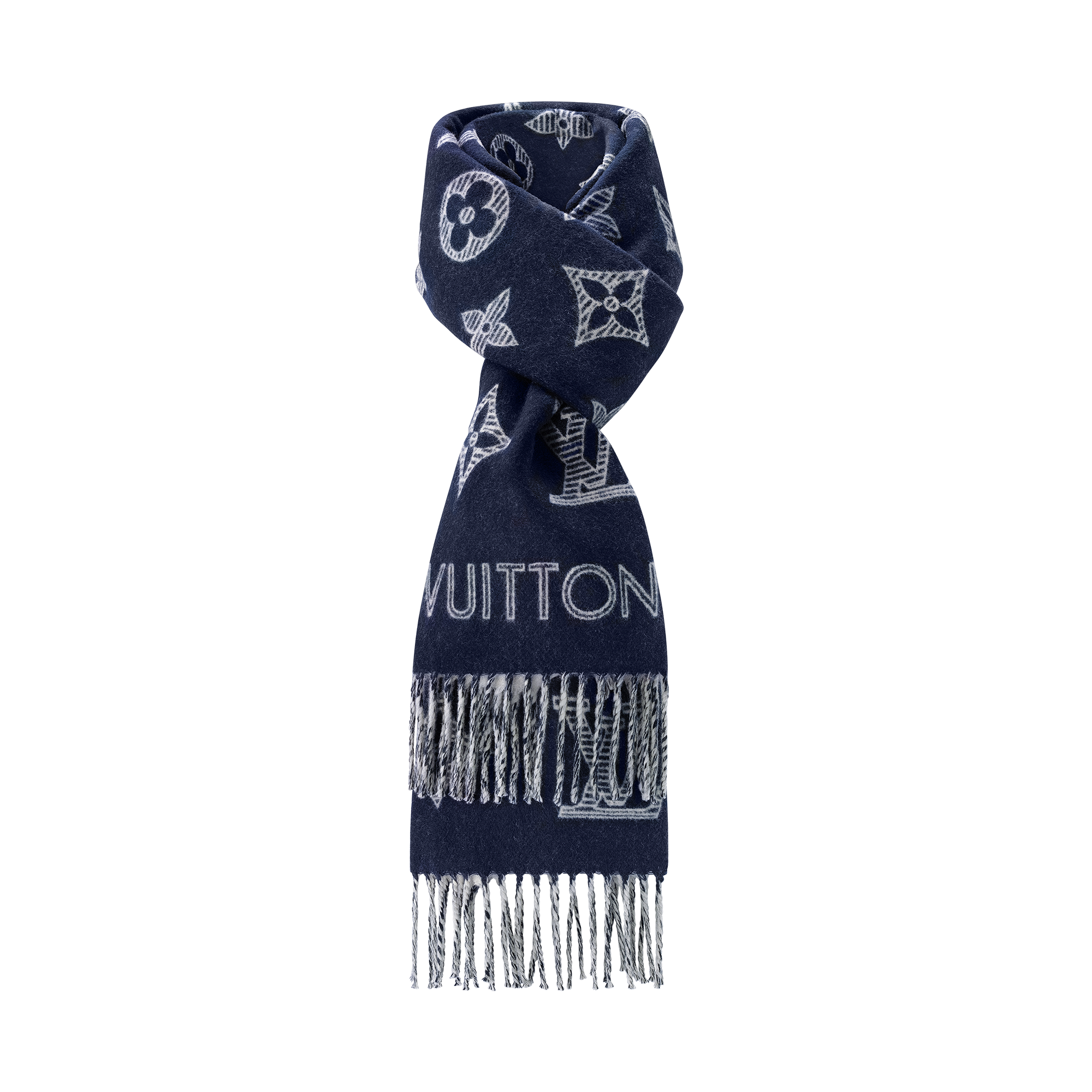 LOUIS VUITTONストール Monogram Shadow Scarf S00 - For Men M79186 | LOUIS VUITTON
